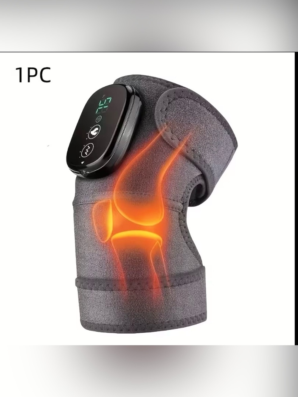 3-in-1 wireless heating vibratory knee massager for shoulder, knees and elbows